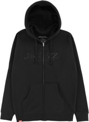 Jacuzzi Unlimited Flavor Embroidered Zip Hoodie - black