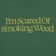 Jacuzzi Unlimited Scared Weed T-Shirt - dark green - front detail