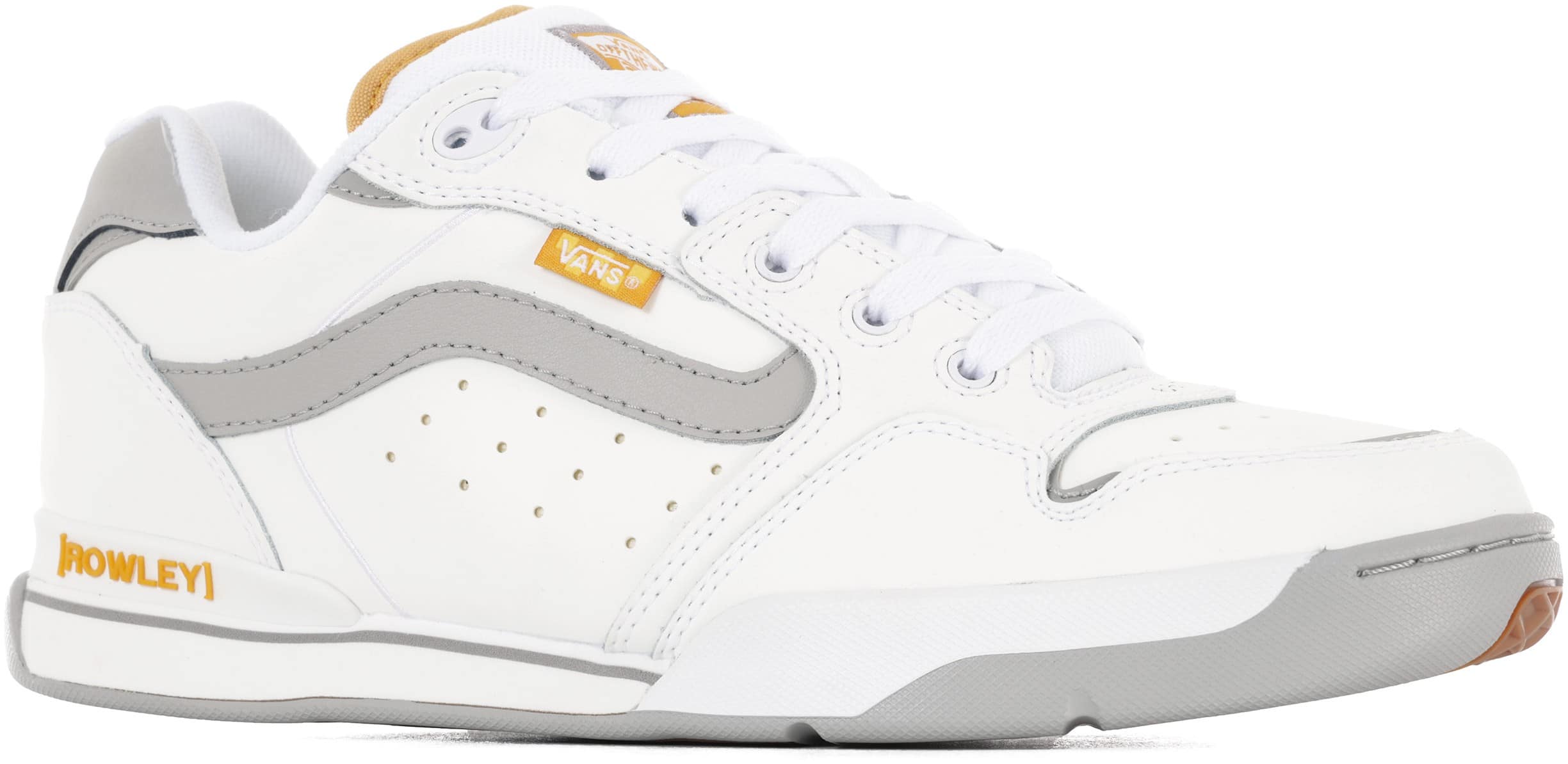 Vans Rowley XLT Skate Shoes white/grey Tactics