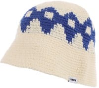 Obey Viceroy Crochet Bucket Hat - unbleached