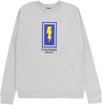 Thunder Boxed Bolt Crew Sweatshirt - grey heather/blue-yellow-black