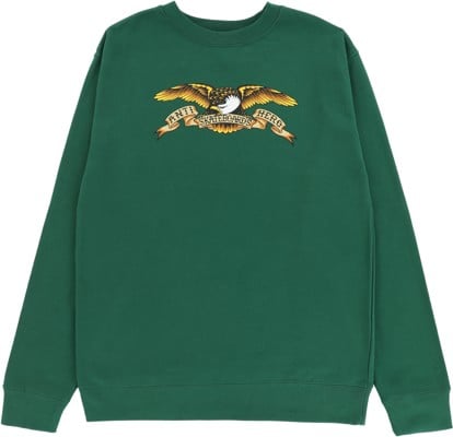 Anti-Hero Eagle Crew Sweatshirt - dark green - view large