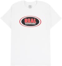Real Oval T-Shirt - white/red-black-white