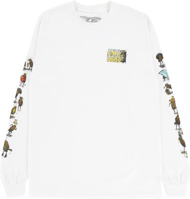 Anti-Hero Roached Out L/S T-Shirt - white - view large