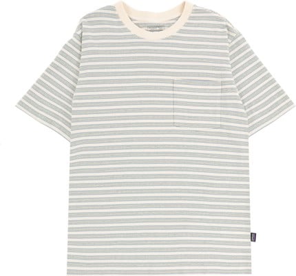 Patagonia Cotton In Conversion Pocket T-Shirt - hidden stripe: natural - view large