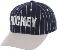 Hockey Pinstriped Snapback Hat - navy