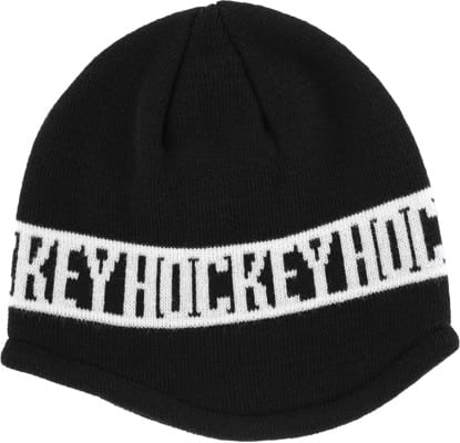 Hockey No Fold Beanie - black - view large