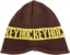 Hockey No Fold Beanie - brown - front