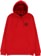 Spitfire Classic 87' Swirl Fill Hoodie - scarlet/black-white - front