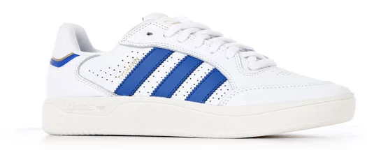 Adidas Tyshawn Low Skate Shoes - footwear white/team royal blue/chalk white