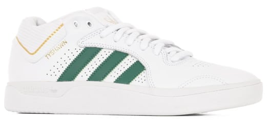 Adidas Tyshawn Pro Skate Shoes - footwear white/dark green/blue bird - view large