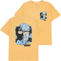 Obey Now! T-Shirt - pigment sunflower