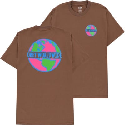 Obey Planet T-Shirt - silt - view large