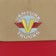Venture Wings Snapback Hat - tan/red - front detail
