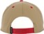 Venture Wings Snapback Hat - tan/red - reverse