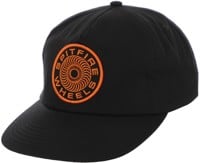 Spitfire Classic 87' Swirl Patch Snapback Hat - black/orange