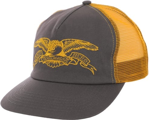 Anti-Hero Basic Eagle Trucker Hat - grey/gold - view large