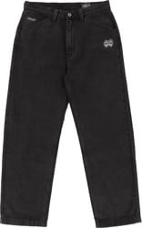 Krooked Eyes Denim Twill Pants - black