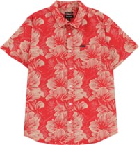 Brixton Charter Print S/S Shirt - casa red/oatmilk floral