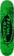 The Heated Wheel Oval 8.38 Skateboard Deck - green