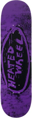 The Heated Wheel Oval 9.0 Skateboard Deck - purple - view large