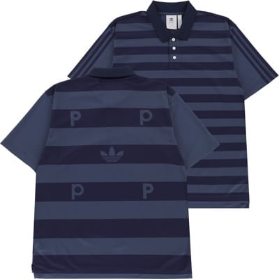 Adidas Pop Trading Co Polo Shirt - navy/collegiate navy - view large