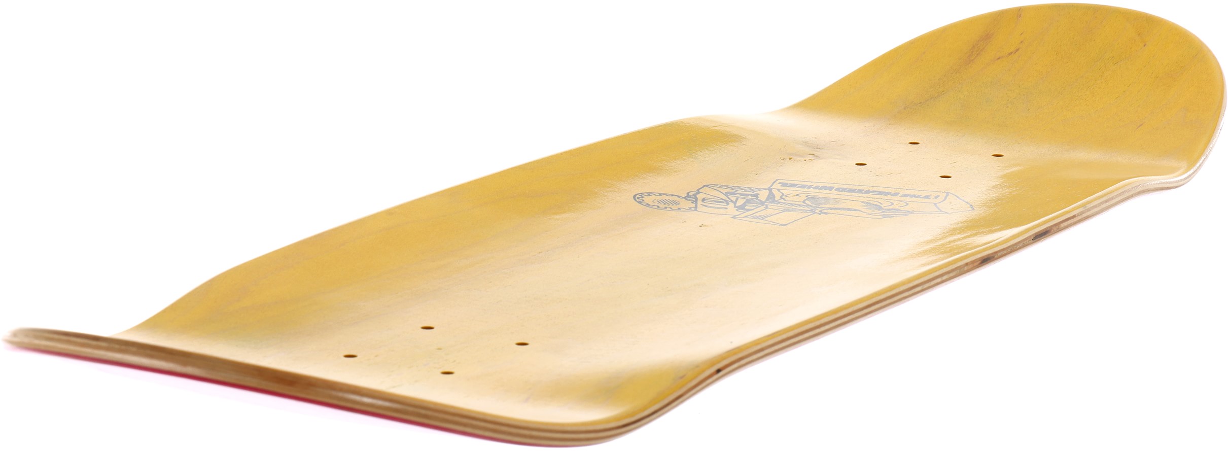 The Heated Wheel Queensland 9.25 Egg Shape Skateboard Deck pink Tactics