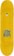 Welcome Townley Nephilim 8.25 Skateboard Deck - black/fire stain - reverse