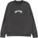 Welcome Barb Pigment-Dyed Crew Sweatshirt - raven