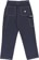 Welcome Brace Double-Knee Canvas Carpenter Pants - dark sapphire - reverse