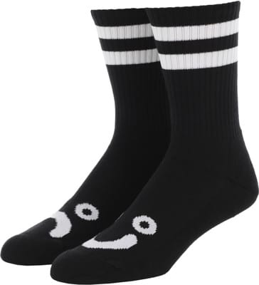 Polar Skate Co. Happy Sad Classic Sock - black/white - view large