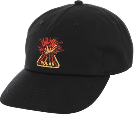 Polar Skate Co. Volcano Snapback Hat - black - view large