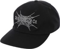 Polar Skate Co. Spiderweb Snapback Hat - black