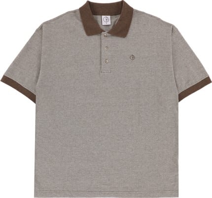 Polar Skate Co. Illusion Polo Shirt - brown - view large