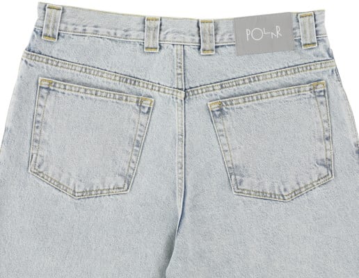 ふぁくま polar skate 93 denim Light Blue Polar Skate Co. '93! Denim Pants Light Blue - Orchard Skateshop