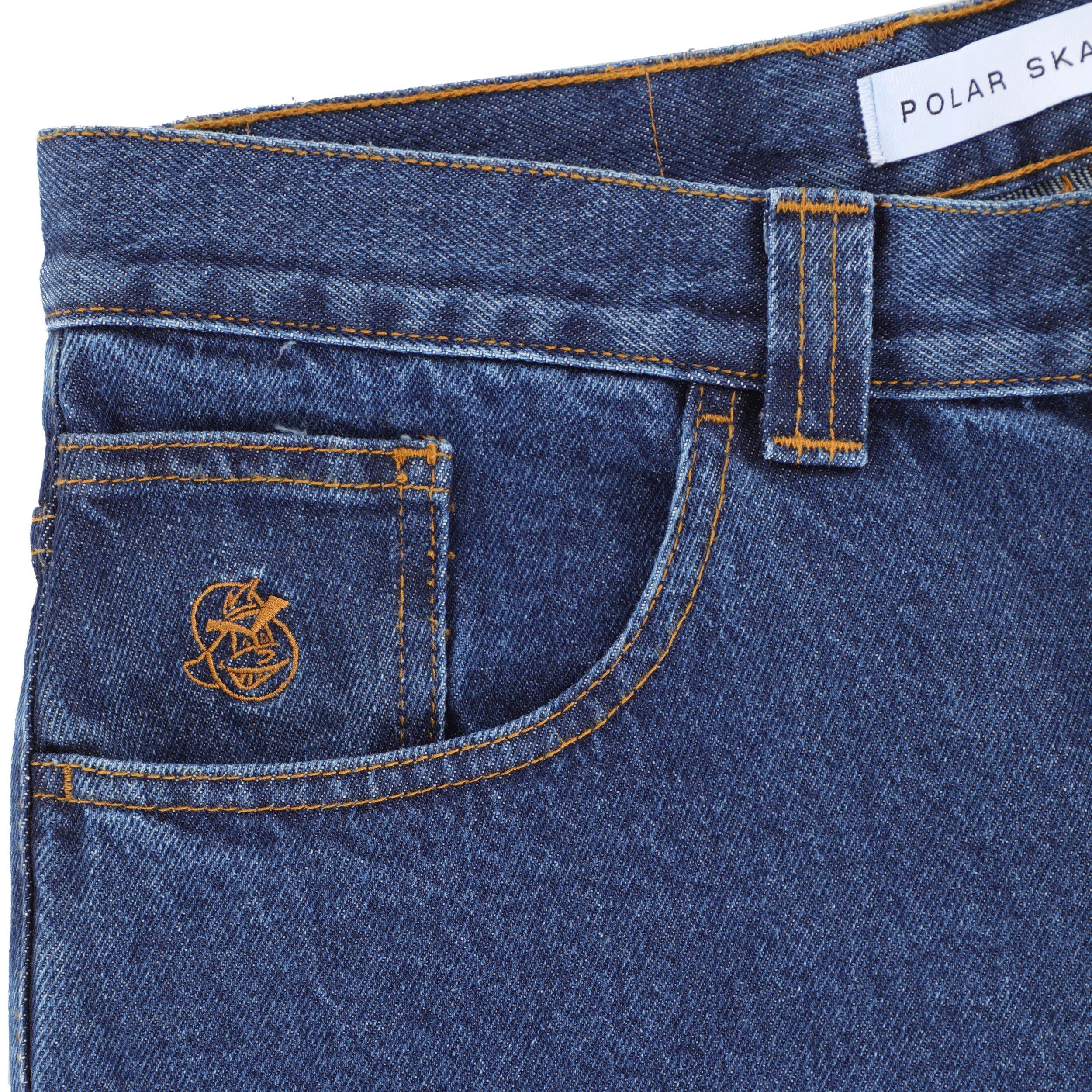 Polar 93! Denim Washed Black - Influence Boardshop