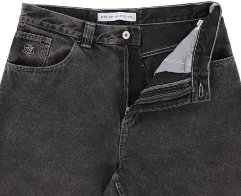 Polar Skate Co. '93! Denim Jeans - silver black | Tactics