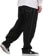 Polar Skate Co. Surf Pants - black/white - model