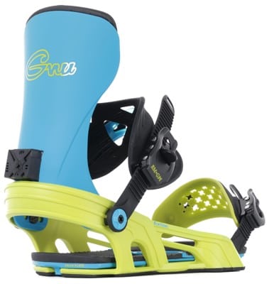 Bent Metal Axtion Snowboard Bindings 2024 - (gnu) blue/green - view large