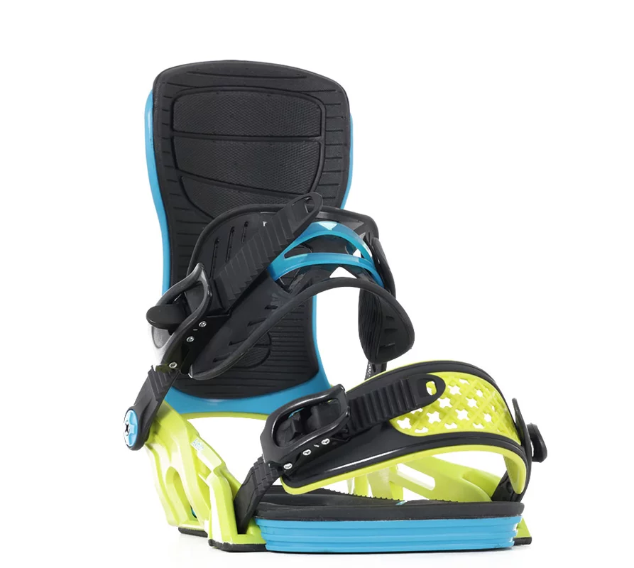 Bent Metal Axtion Snowboard Bindings 2024 - (gnu) blue/green | Tactics