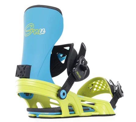 Bent Metal Axtion Snowboard Bindings 2024 - (gnu) blue/green