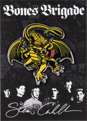 Powell Peralta Bones Brigade Caballero Series 15 Lapel Pin - view large