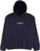 WKND Fishbone Embroidery Hoodie - navy