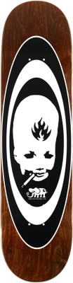 Black Label Thumbhead Oval 8.75 Skateboard Deck - brown - view large