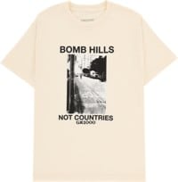 GX1000 Bomb Hills Not Countries T-Shirt - cream