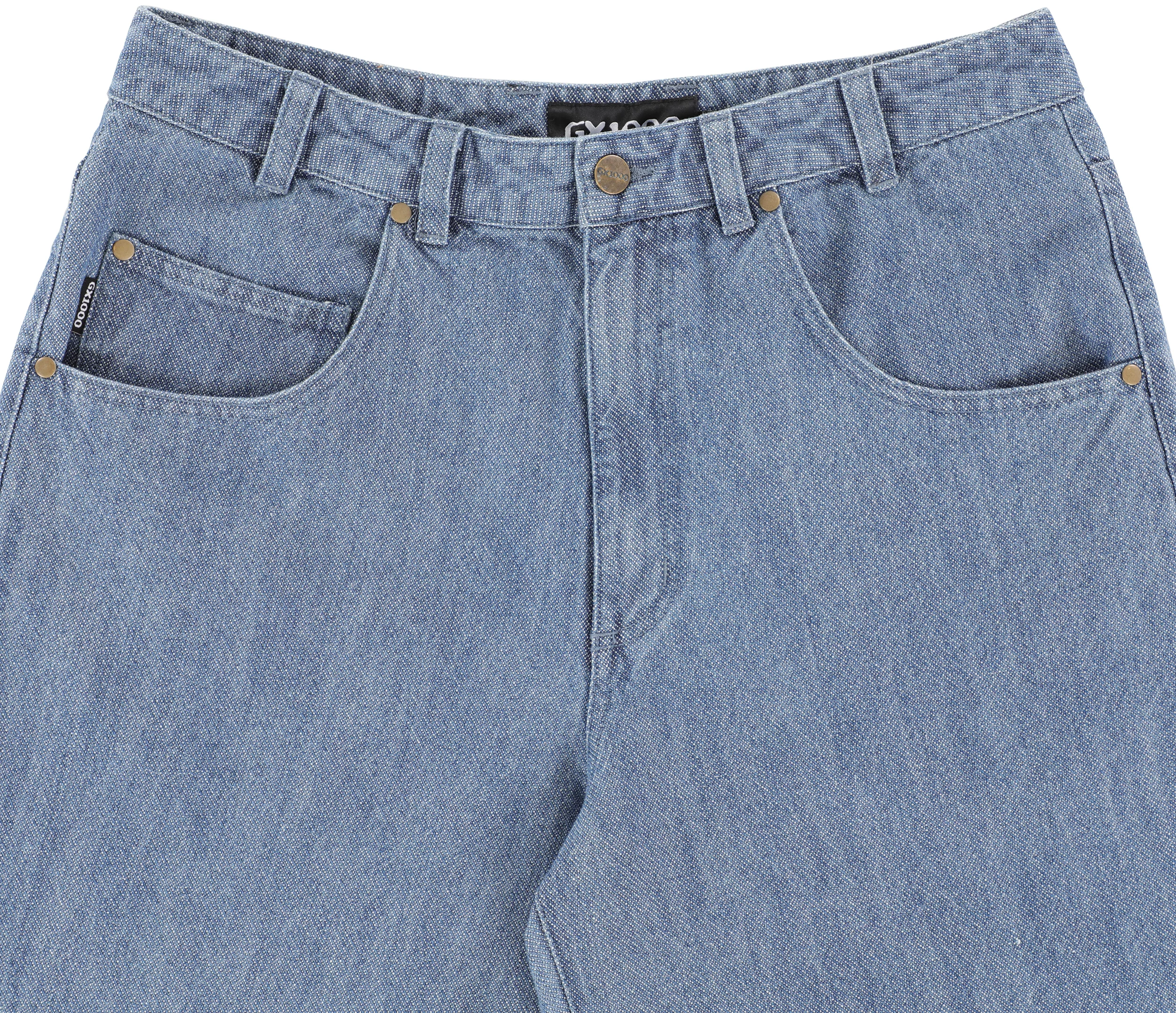 GX1000 Gx1000 Baggy Pant Blue Washed Denim