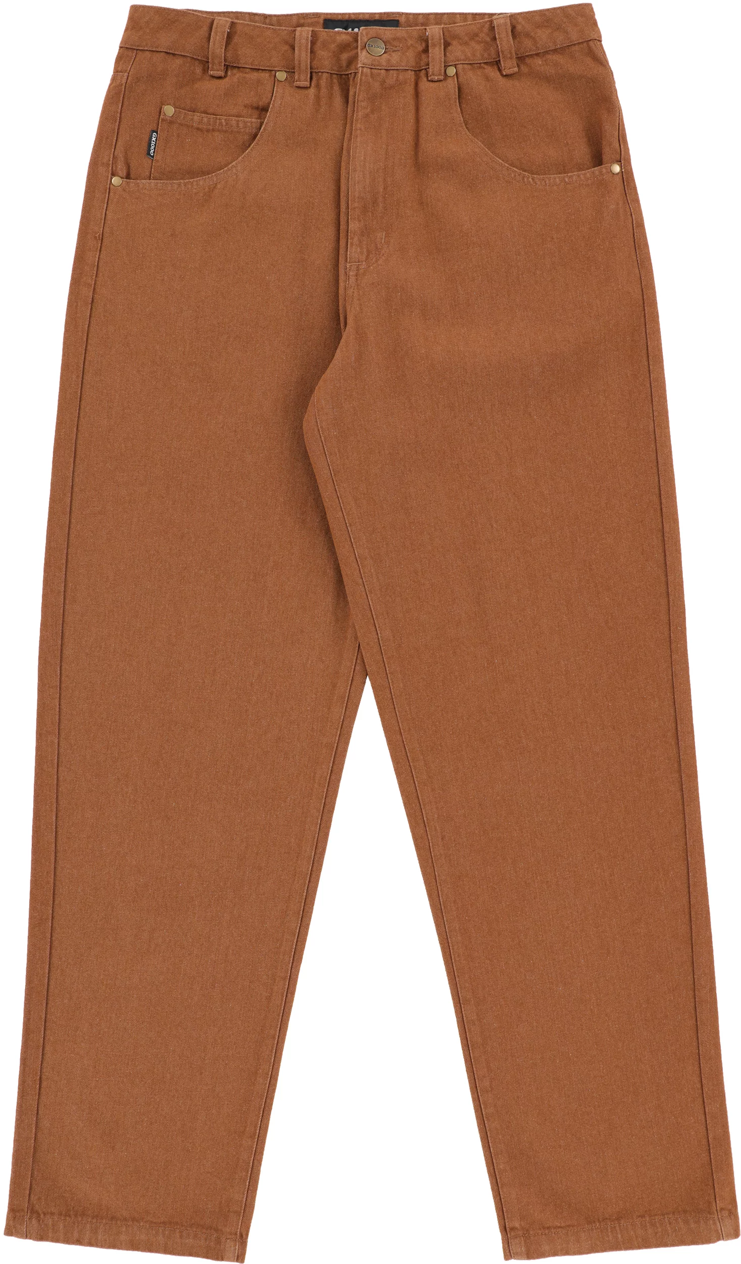 grancy ZipDesign Buggy DenimPants ブラウン　M GRANCY ジーンズ 「GRANCY」ZipDesign Buggy DenimPants