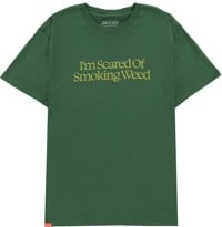 Jacuzzi Unlimited Scared Weed T-Shirt - dark green