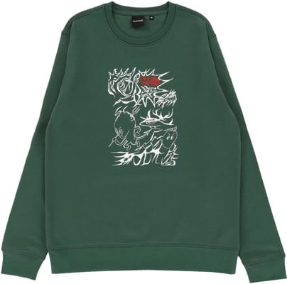 Cleaver Kazwes Crew Sweatshirt - bottle green - view large