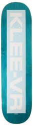 Cleaver Klee-VR Sticker 8.25 Skateboard Deck - teal